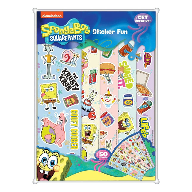 SpongeBob Stickers - 50 Pcs