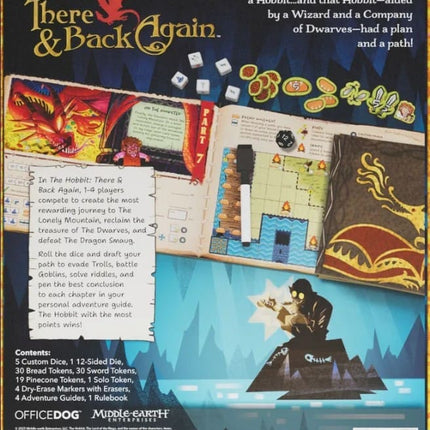 The Hobbit: There & Back Again – Brætspil (Engelsk)