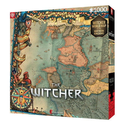The Witcher 3 Gaming Puslespil De Nordlige Riger (1000 brikker)