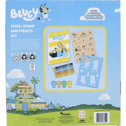 Bluey kreativt tegnesæt 14 dele
