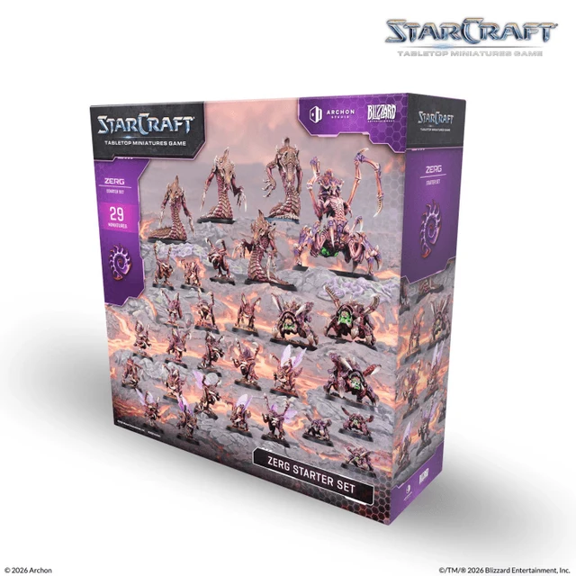 StarCraft: The Miniatures Game – Zerg Starter Set (Engelsk)