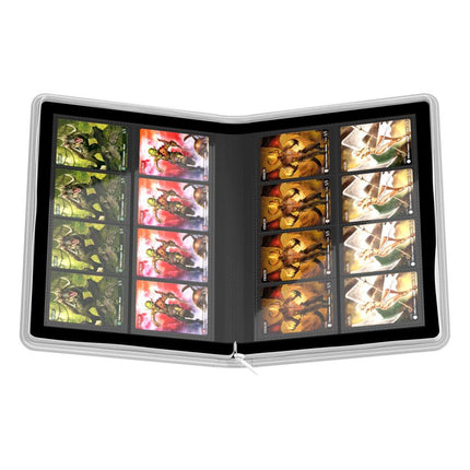Ultimate Guard Zipfolio 320 – 16-lommer Xenoskin (Hvid)