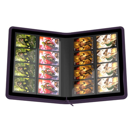 Ultimate Guard Zipfolio 320 – 16-lommer Xenoskin (Lilla)
