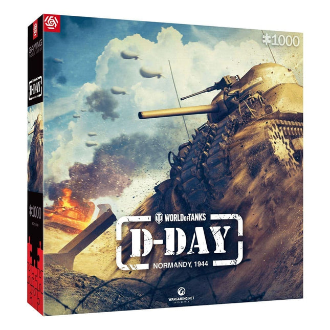World of Tanks Gaming Puzzle D-Day (1000 brikker)