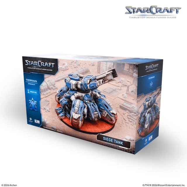 StarCraft: Tabletop Miniatures Game – Siege Tank Terran Expansion Set