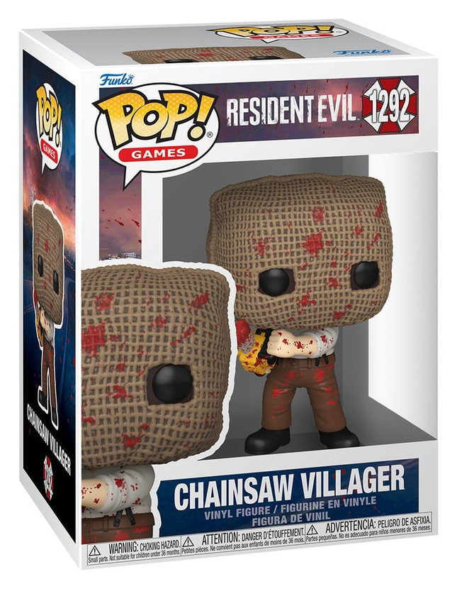 Funko POP! Resident Evil Chainsaw Villager (Bloody) #1292
