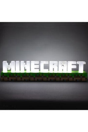 Minecraft Logo Lampe – 41 cm