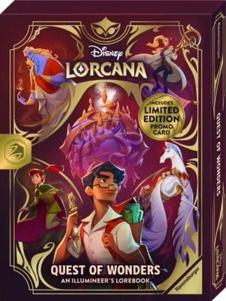 Disney Lorcana TCG Quest of Wonders – An Illumineer's Lorebook (English Version)