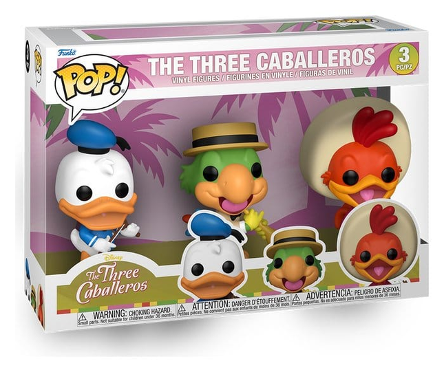 Funko POP! Disney – The Three Caballeros 3-Pack