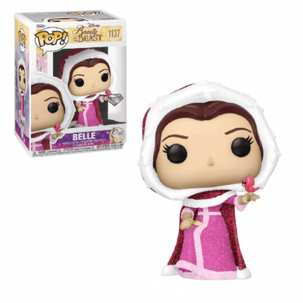 Beauty and the Beast POP! Vinyl Figur - Belle Diamond Glitter - 1137
