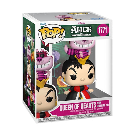 Funko POP! Disney Alice in Wonderland – Queen of Hearts with Cheshire Cat #1771