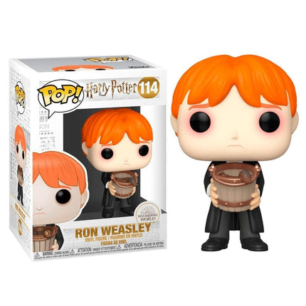 Harry Potter POP! Film Vinyl Figur Ron Brækker Snegle m/Spand - 114
