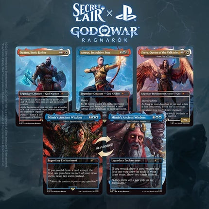 Magic: The Gathering – Secret Lair x God of War: Norse (Standard / Ikke-foil)