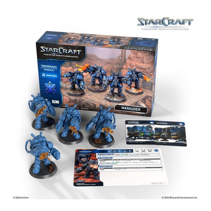 StarCraft The Miniatures Game Marauder Terran Expansion Set EN