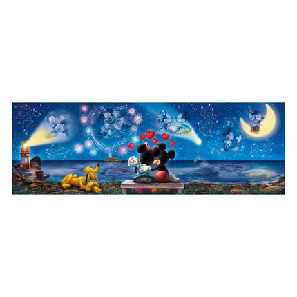 Disney Panorama Puslespil Mickey & Minnie (1000 brikker)