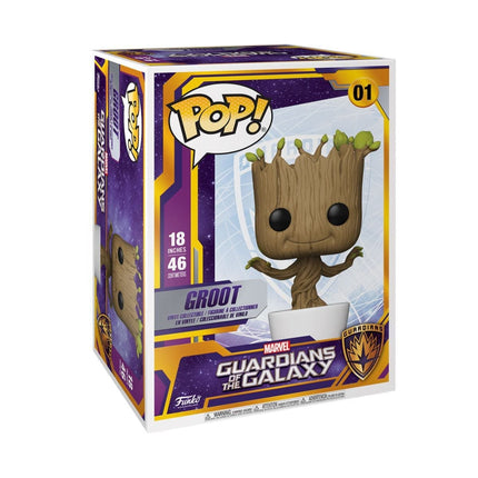Guardians of the Galaxy Super Sized POP! Marvel Vinyl Figur Dancing Groot 46 cm - 01