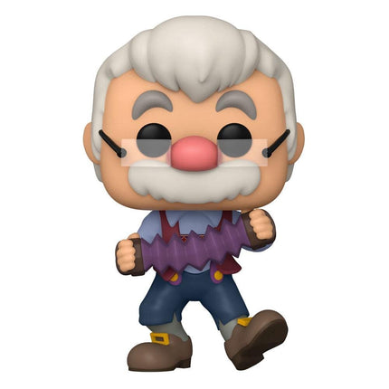 Pinocchio 80-års Jubilæum POP! Disney Vinylfigur Geppetto med Trækharmonika - 1028
