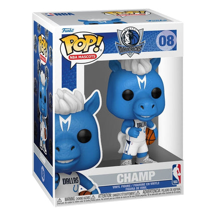 Funko POP! NBA-maskotter – Dallas Mavericks: Champ #08