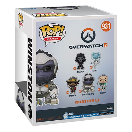 Overwatch 2 Super Sized POP! Vinyl Figure - Winston - 931