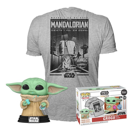 Star Wars The Mandalorian POP! & T-shirt Box Grogu Cookie