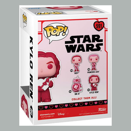 Star Wars Valentines POP! Star Wars Vinyl Figur Kylo Ren - 591