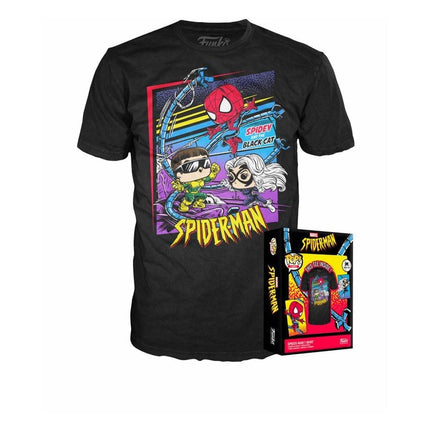 Marvel Boxed Tee T-Shirt Spidey Cat Doc (Large)