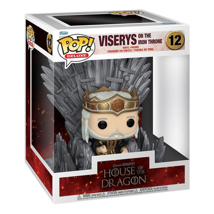 House of the Dragon POP! Deluxe Viserys på Trone - 12
