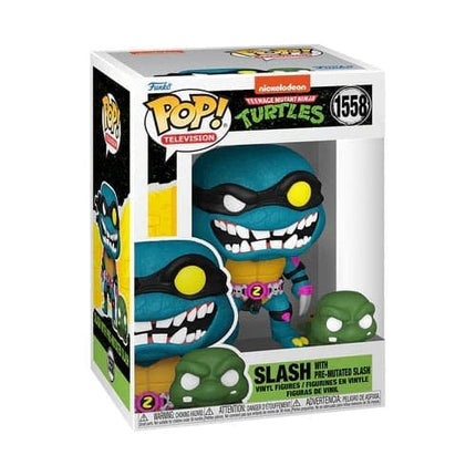 Funko POP! Teenage Mutant Ninja Turtles – Slash with Pre-Mutated Slash #1558