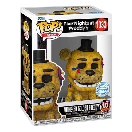 Funko POP! Five Nights at Freddy's Withered Golden Freddy #1033