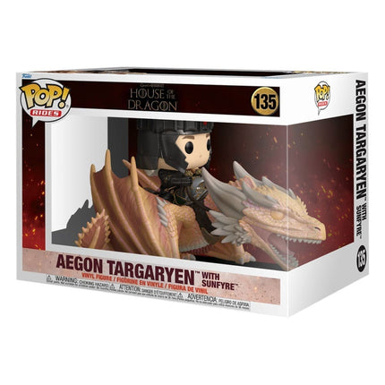 Funko POP! Rides House of the Dragon – Aegon Targaryen med Sunfyre #135