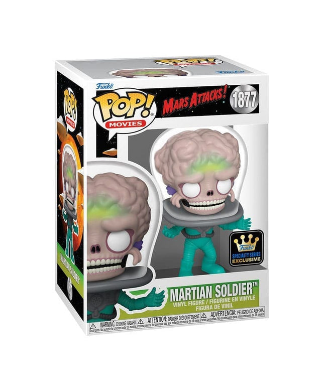 Funko POP! Movies Mars Attacks – Martian Soldier (Specialty Series Exclusive) #1877