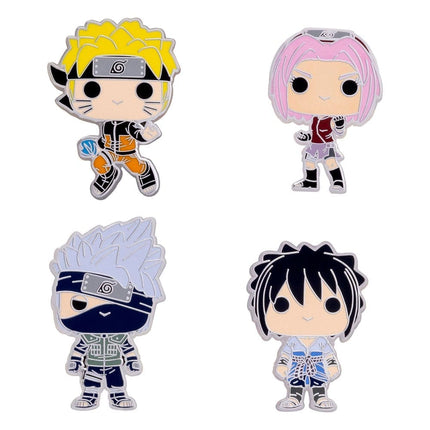 Naruto POP! Emalje Pins 4-Sæt Team 7
