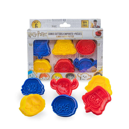 Harry Potter Kawaii Cookie Cutter / Stamp 6-Pack