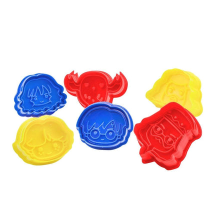 Harry Potter Kawaii Cookie Cutter / Stamp 6-Pack