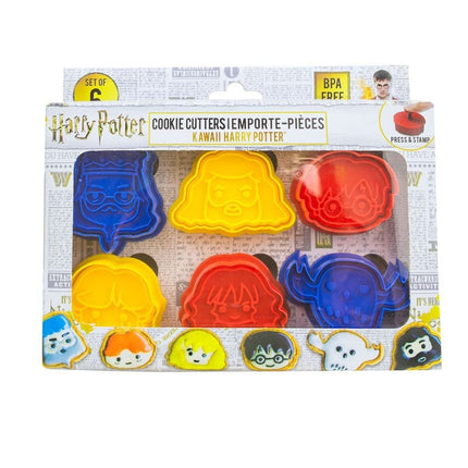 Harry Potter Kawaii Cookie Cutter / Stamp 6-Pack