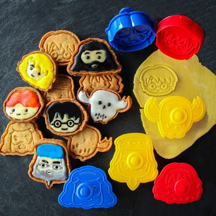 Harry Potter Kawaii Cookie Cutter / Stamp 6-Pack
