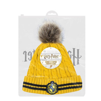 Harry Potter Hufflepuff hue med kvast