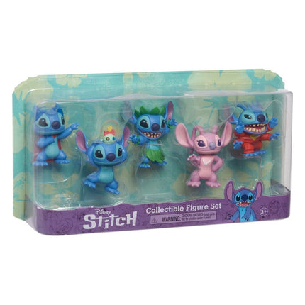 Lilo & Stitch Mini Figur 5-Pack - Samlefigur Sæt 7 cm