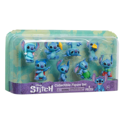 Lilo & Stitch Mini Figur 8-Pack - Samlefigur Sæt 7 cm