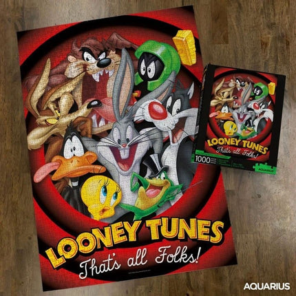 Looney Tunes puslespil "That's all folks" (1000 brikker)