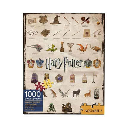 Harry Potter Puslespil - Ikoniske Motiver (1000 brikker)