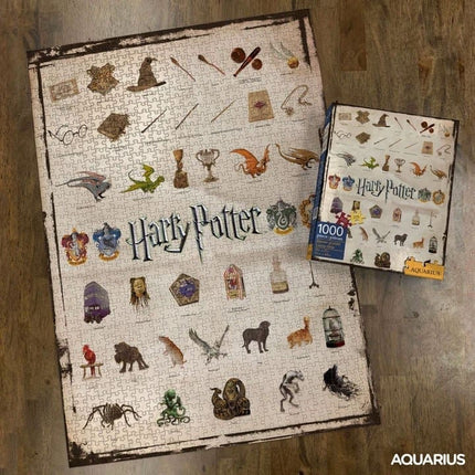 Harry Potter Puslespil - Ikoniske Motiver (1000 brikker)