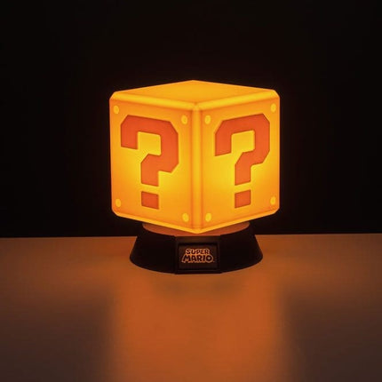 Super Mario 3D Light Up Question Block 10 cm
