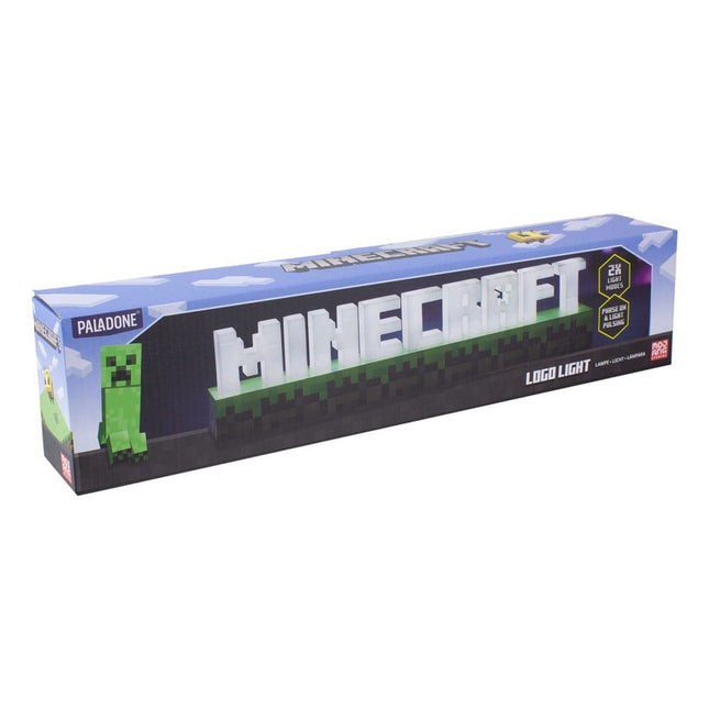 Minecraft Logo Lampe – 41 cm