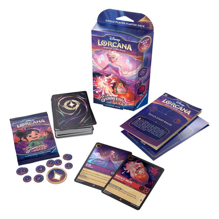 Disney Lorcana TCG Shimmering Skies Starter Deck – Elsa & Wreck-It Ralph (English version)
