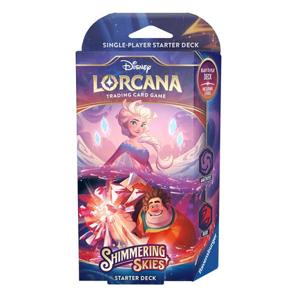 Disney Lorcana TCG Shimmering Skies Starter Deck – Elsa & Wreck-It Ralph (English version)