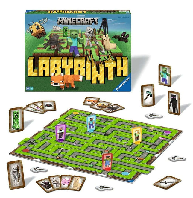 Minecraft Labyrinth Brætspil (Engelsk)