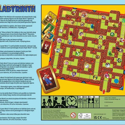 Super Mario Brætspil – Labyrinth (Engelsk)