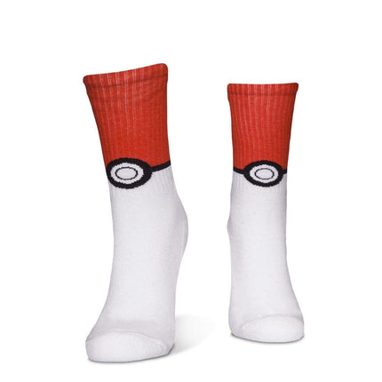 Pokemon sokker 3-Pakke Pikachu Pokeball 39-42