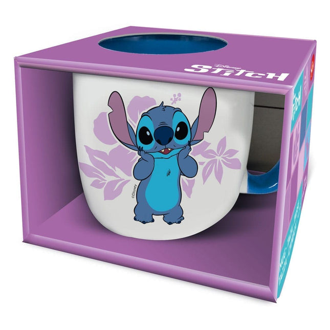 Disney Lilo & Stitch – Stitch Krus med Pink Blomster 385 ml